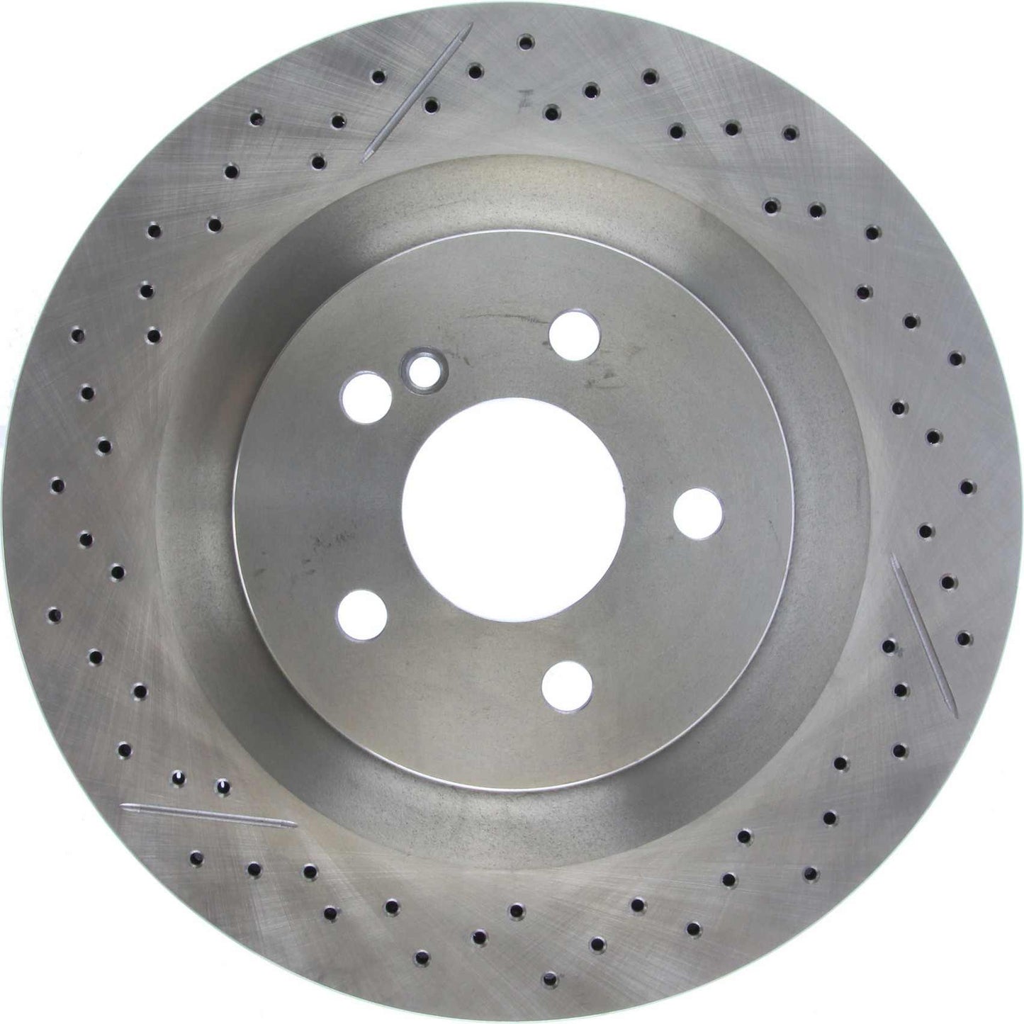 Centric Parts Disc Brake Rotor Standard Drilled and Slotted with G11 Metallurgy for 2008-2015 Mercedes-Benz C63 AMG 227.35119