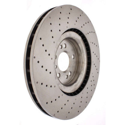 Centric Parts Disc Brake Rotor Standard Drilled and Slotted with Zinc coating for 2016-2013 Mercedes-Benz GL350/GL450/GL550 GLE43 AMG GLE63 AMG S GLE400 GLE450 AMG GLE550e GLS450 GLS550 ML63 AMG ML250 227.35136