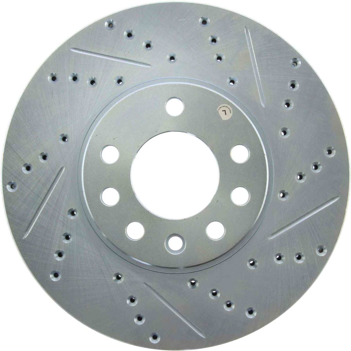 StopTech Select Sport Drilled And Slotted Brake Rotor; Front Left