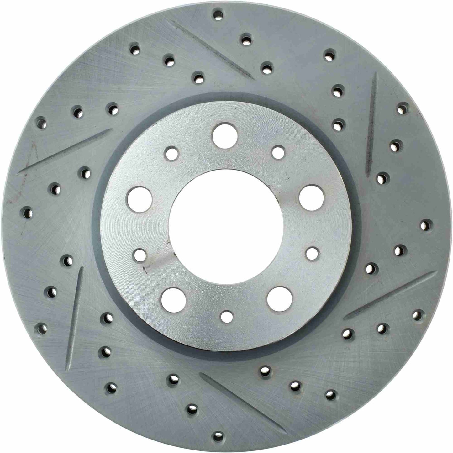 StopTech Select Sport Drilled And Slotted Brake Rotor; Front Left