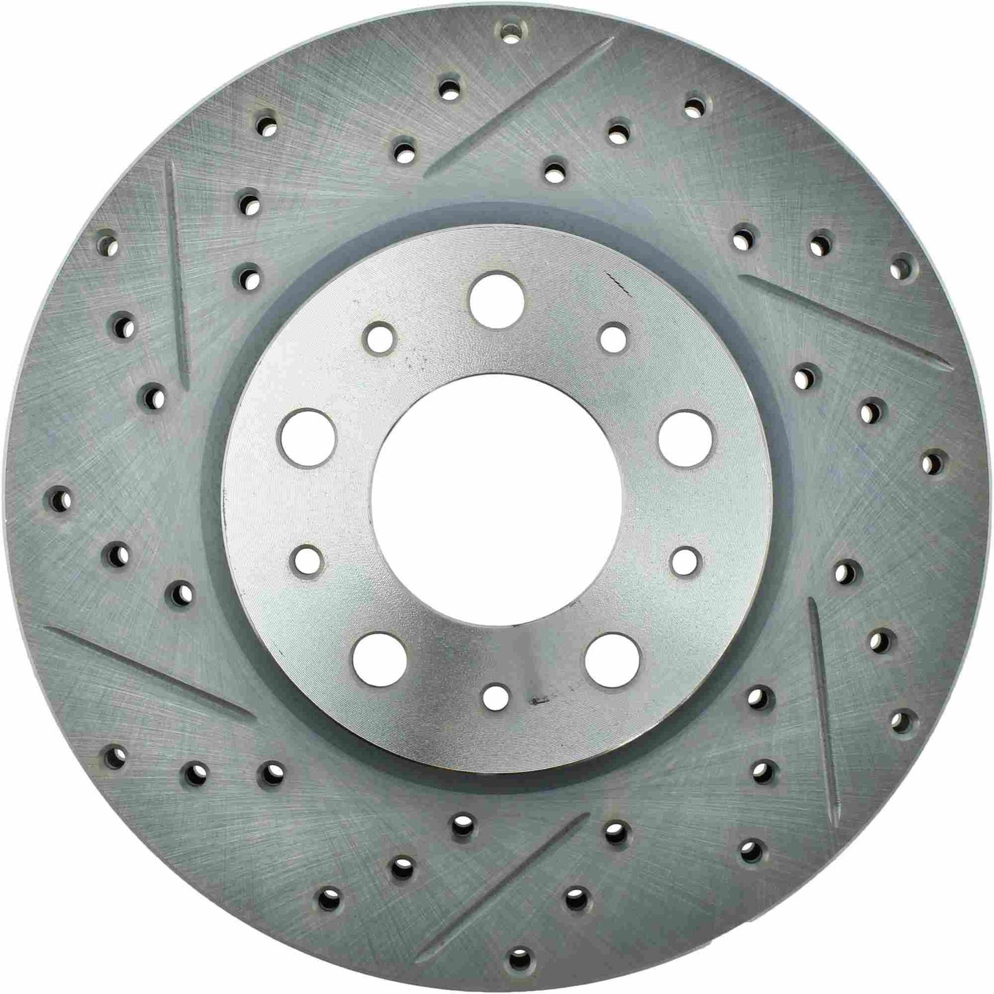 StopTech Select Sport Drilled And Slotted Brake Rotor; Front Right