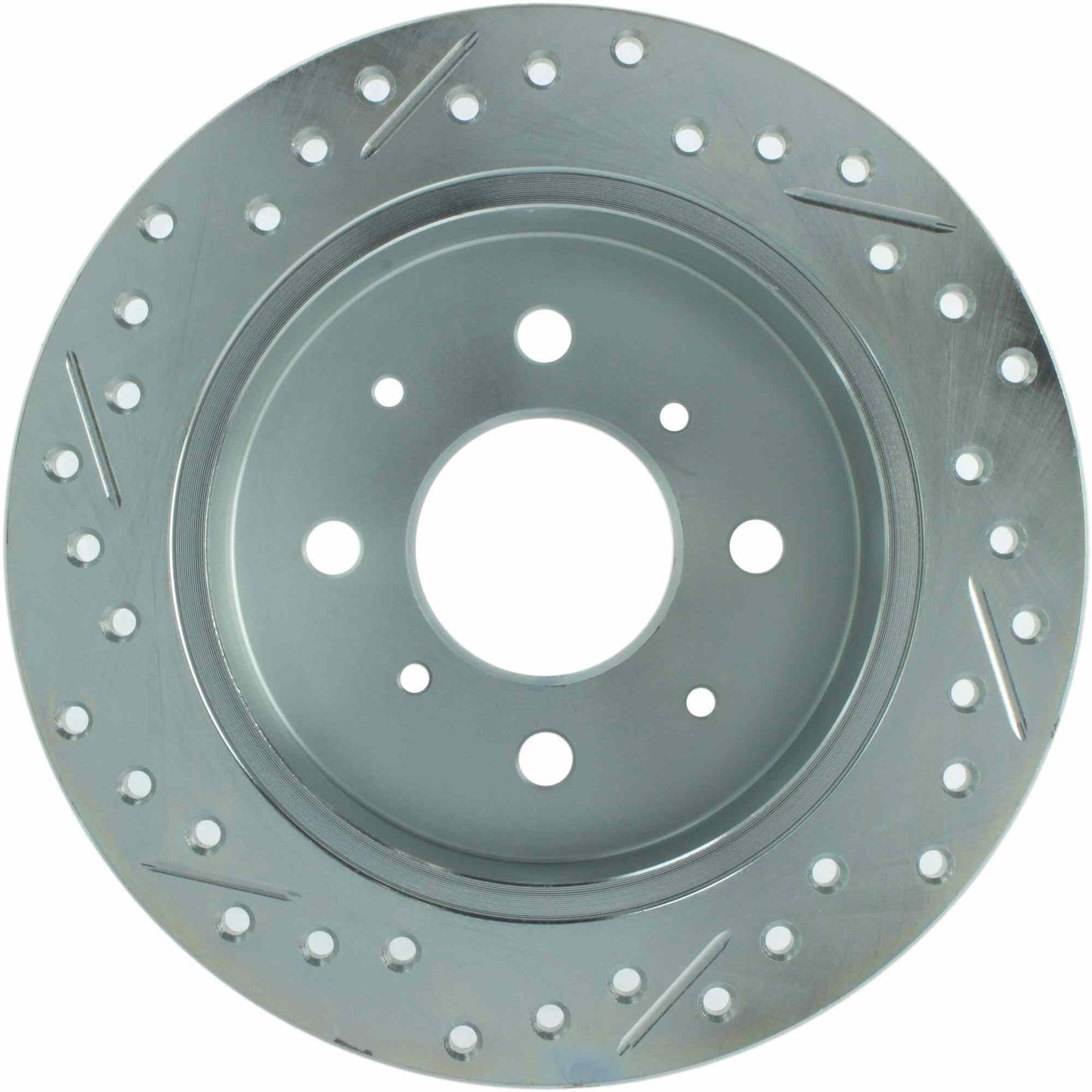 StopTech Select Sport 92-00 Honda Civic Drilled/Slotted Vented 1-Piece Rear Driver Side Brake Rotor 227.40017L