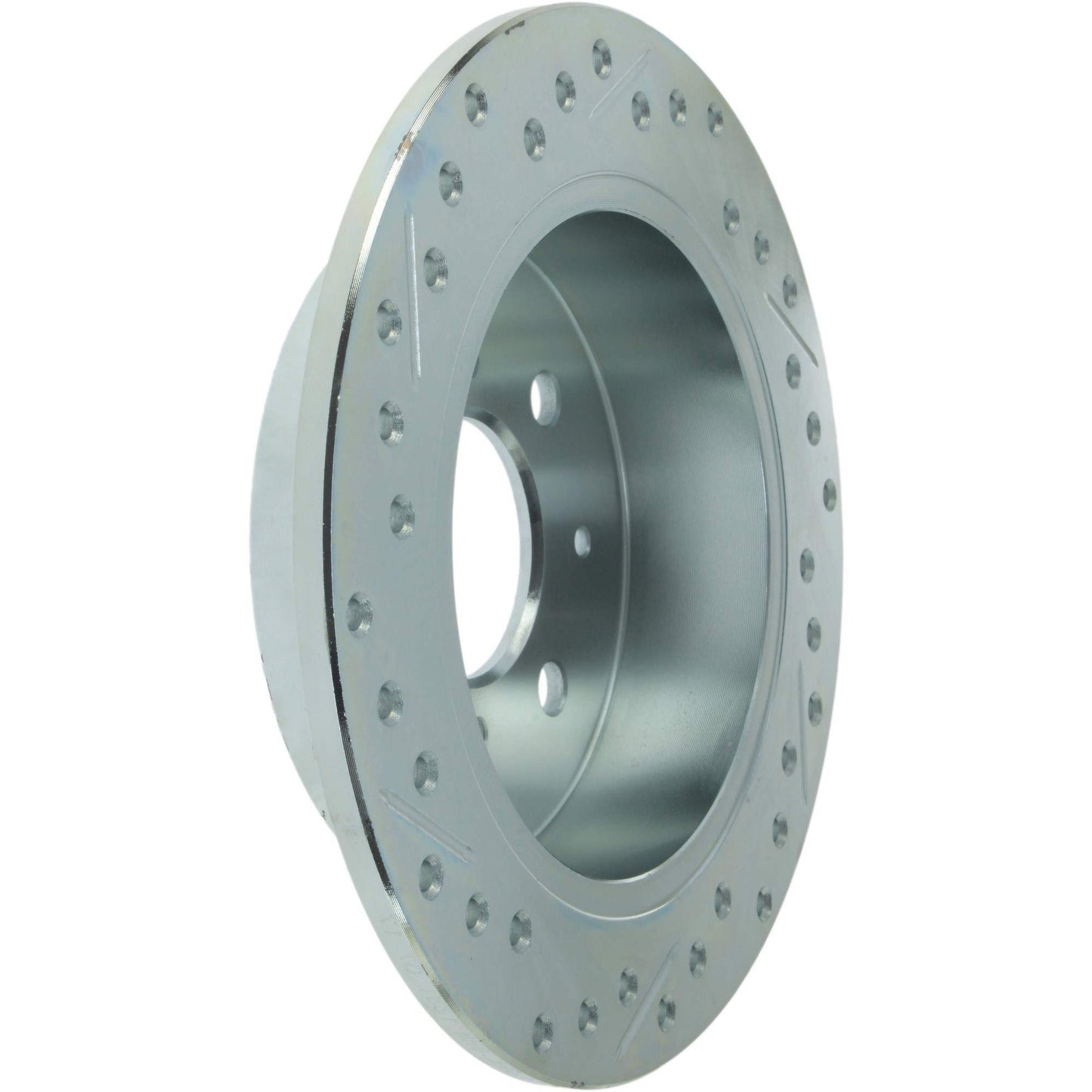 StopTech Select Sport 92-00 Honda Civic Drilled/Slotted Vented 1-Piece Rear Driver Side Brake Rotor 227.40017L