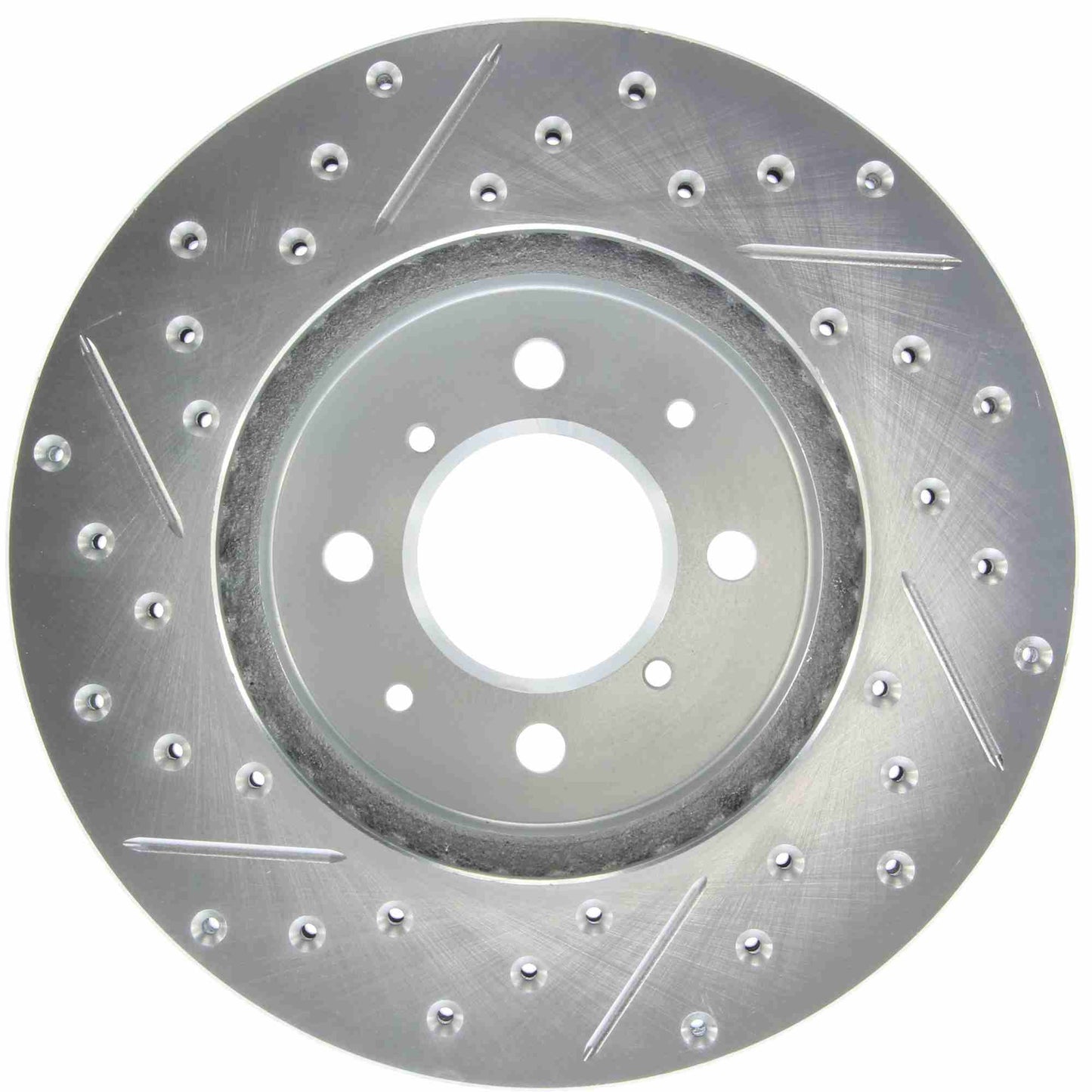 StopTech Select Sport Drilled And Slotted Brake Rotor; Front Left