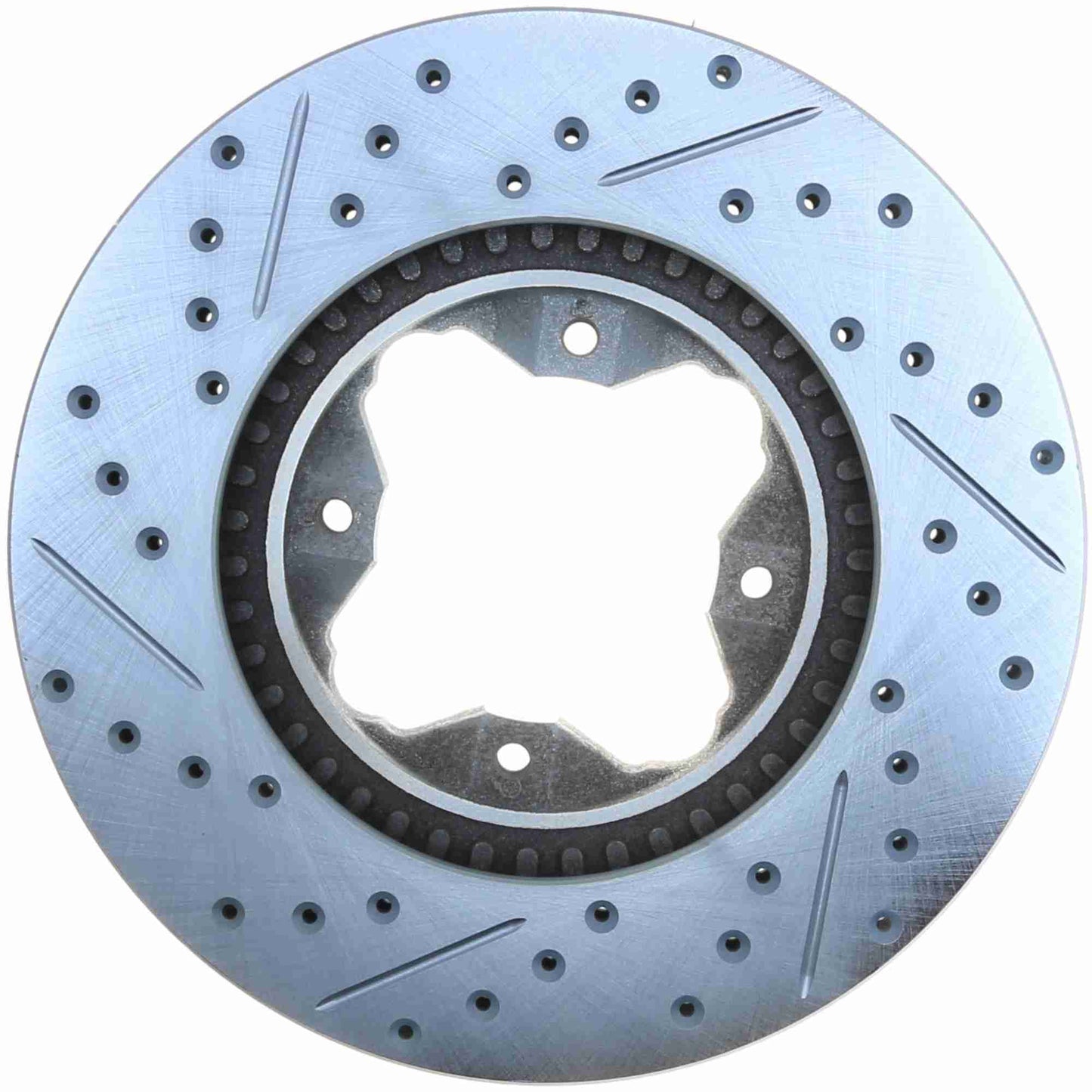 StopTech Select Sport Drilled And Slotted Brake Rotor; Front Left