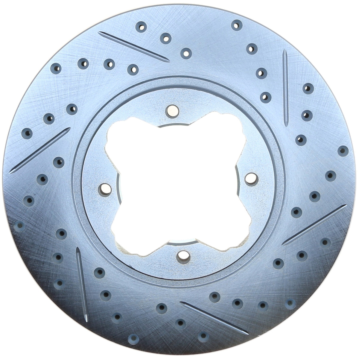 StopTech Select Sport Drilled And Slotted Brake Rotor; Front Left