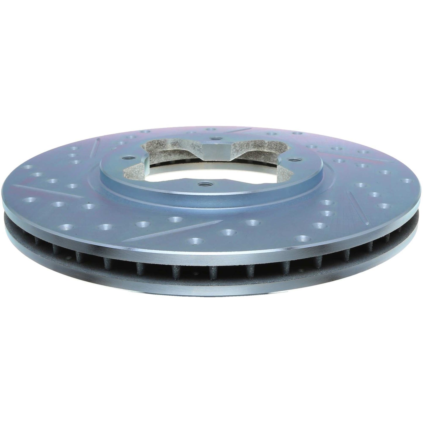 StopTech Select Sport Drilled And Slotted Brake Rotor; Front Right