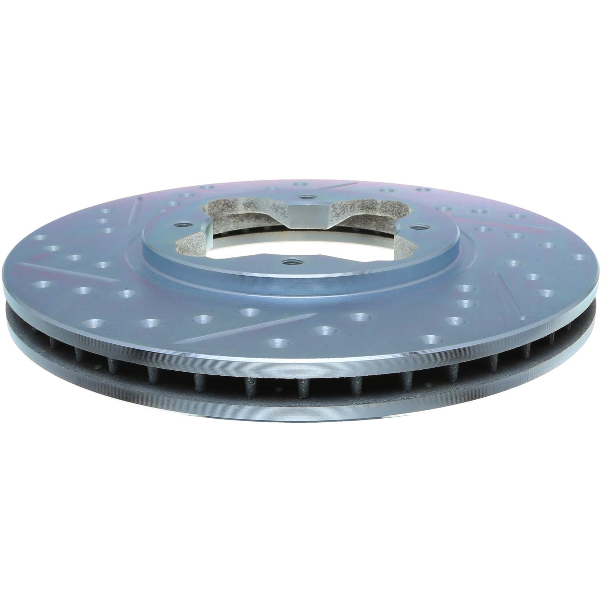 StopTech Select Sport Drilled And Slotted Brake Rotor; Front Right