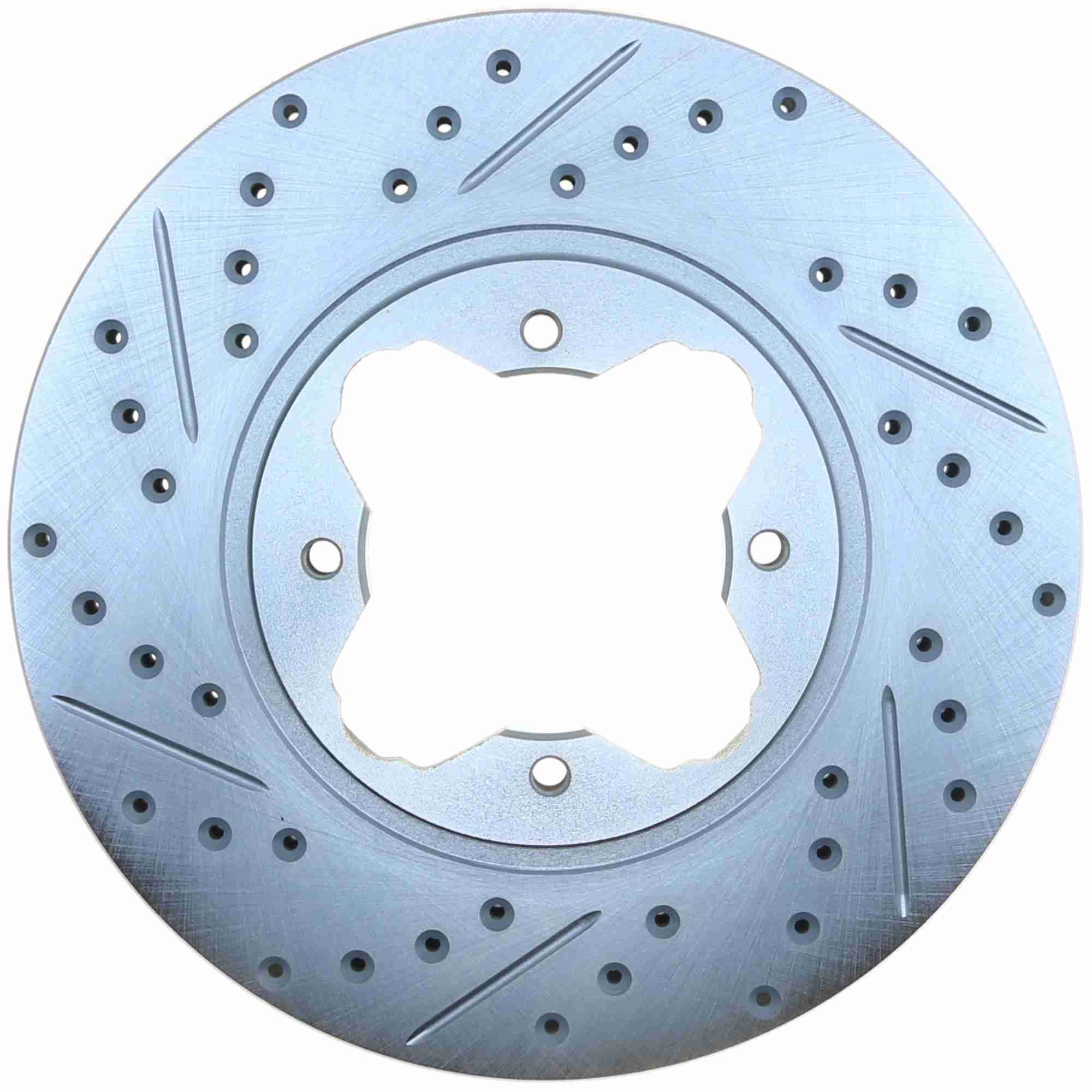 StopTech Select Sport Drilled And Slotted Brake Rotor; Front Right