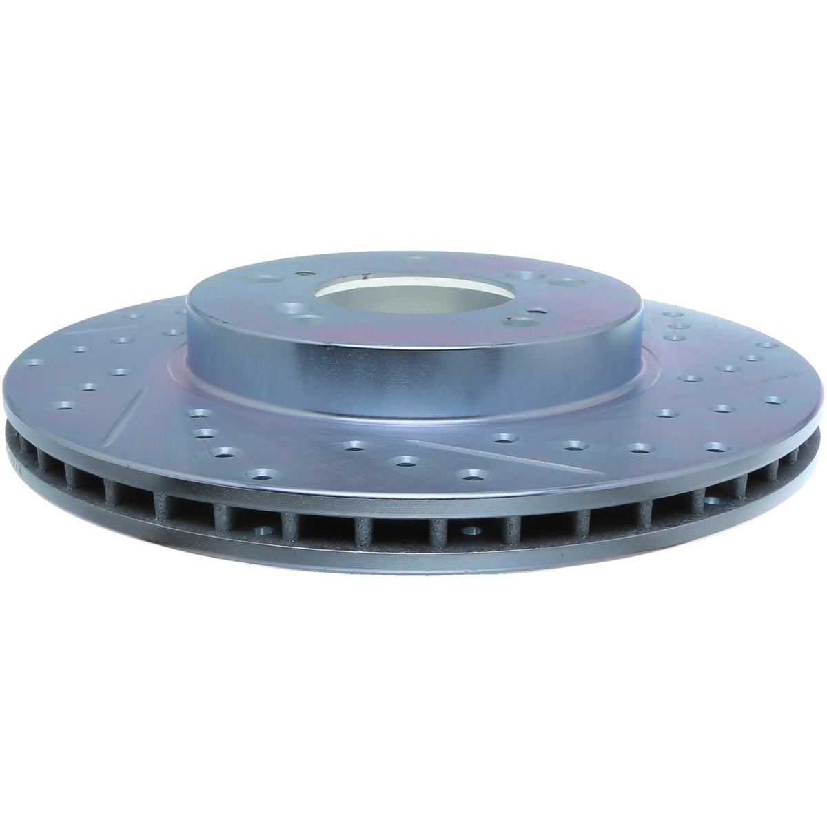 StopTech Select Sport Drilled And Slotted Brake Rotor; Front Left