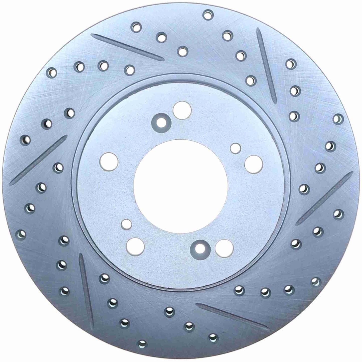 StopTech Select Sport Drilled And Slotted Brake Rotor; Front Left