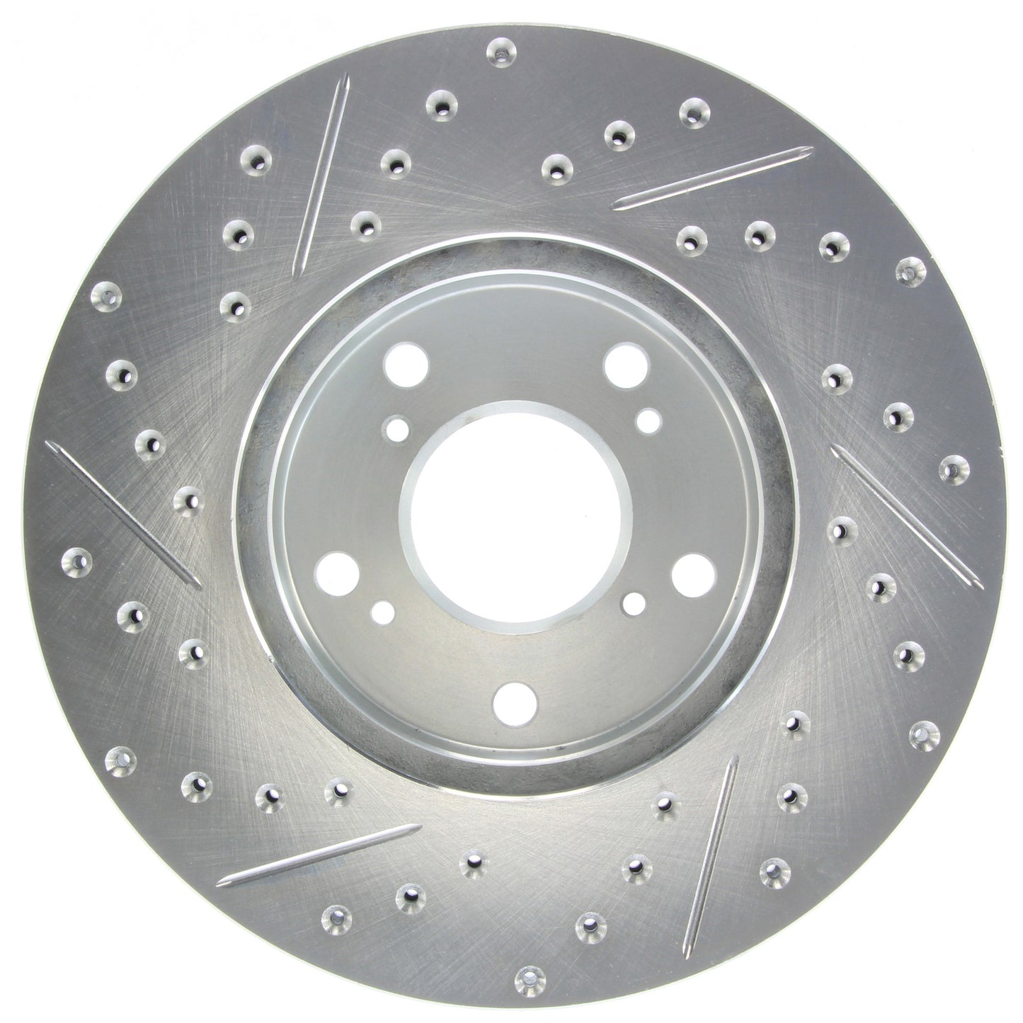 StopTech Select Sport Drilled And Slotted Brake Rotor; Front Left