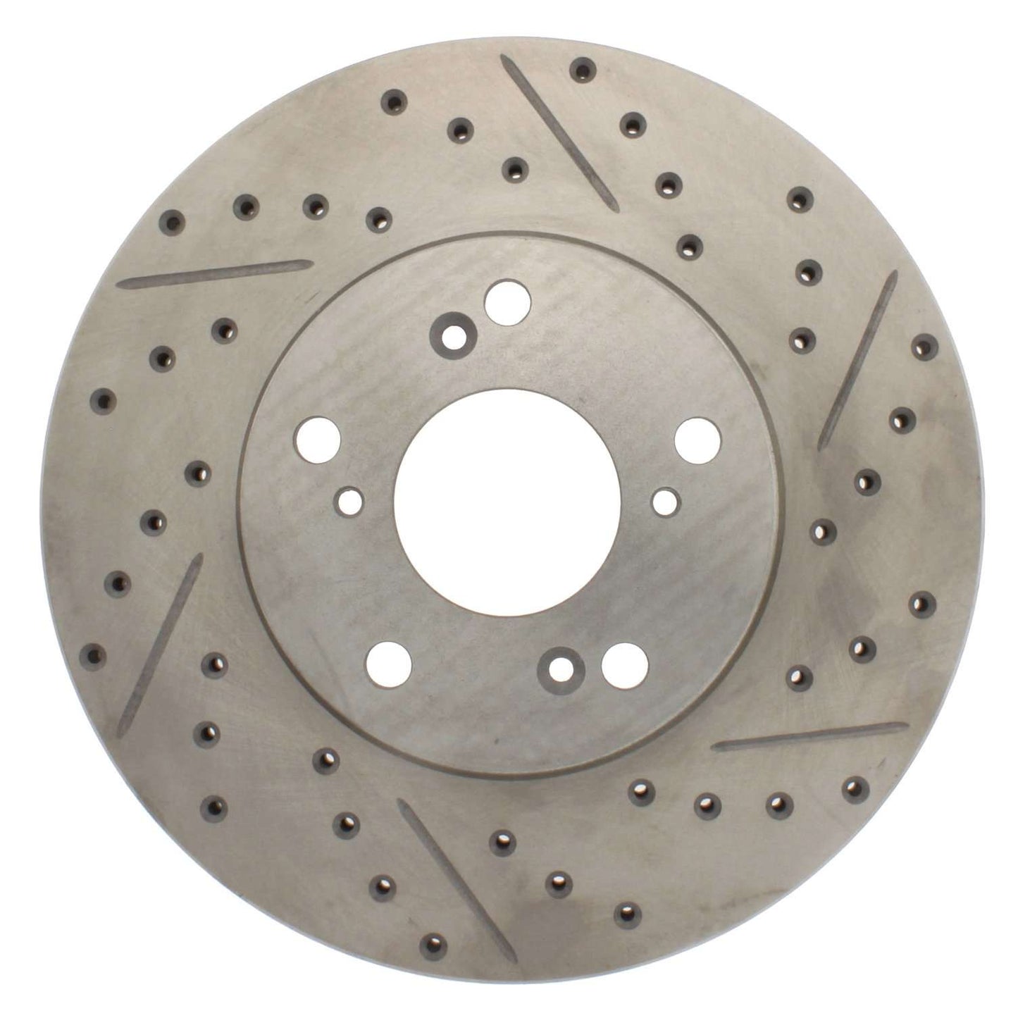 StopTech Select Sport Drilled And Slotted Brake Rotor; Front Left