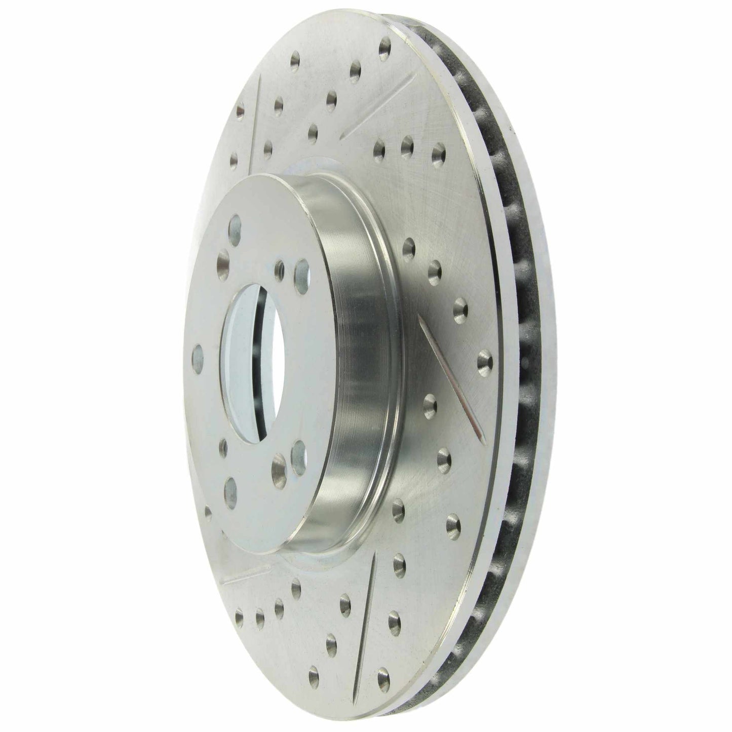 StopTech  Select Sport Drilled And Slotted Brake Rotor; Front Right