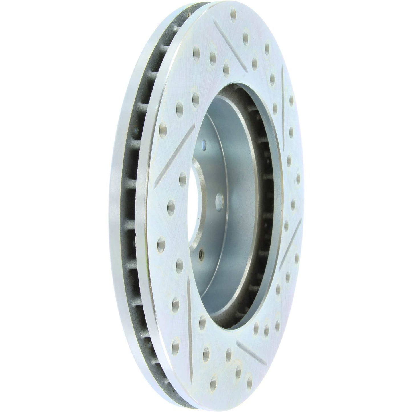 StopTech Select Sport Drilled And Slotted Brake Rotor; Front Right