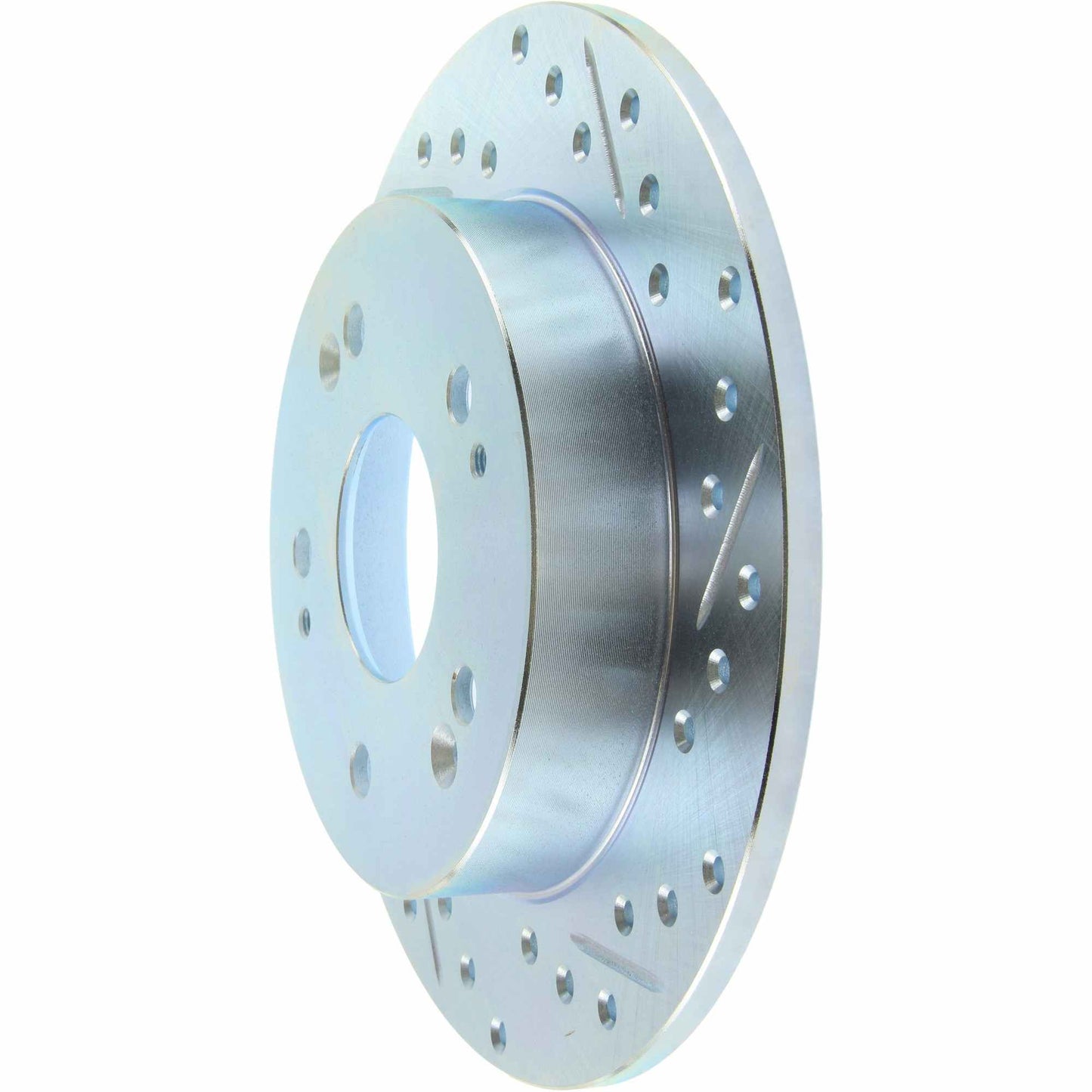 StopTech Select Sport 06-15 Honda Civic Si Slotted and Drilled Right Left Rotor 227.40040L