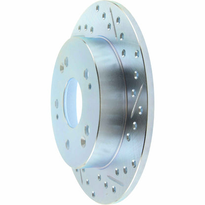 StopTech Select Sport 06-15 Honda Civic Si Slotted and Drilled Right Left Rotor 227.40040L