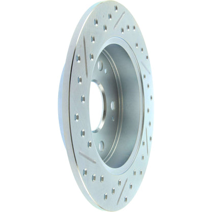 StopTech Select Sport 06-15 Honda Civic Si Slotted and Drilled Right Left Rotor 227.40040L