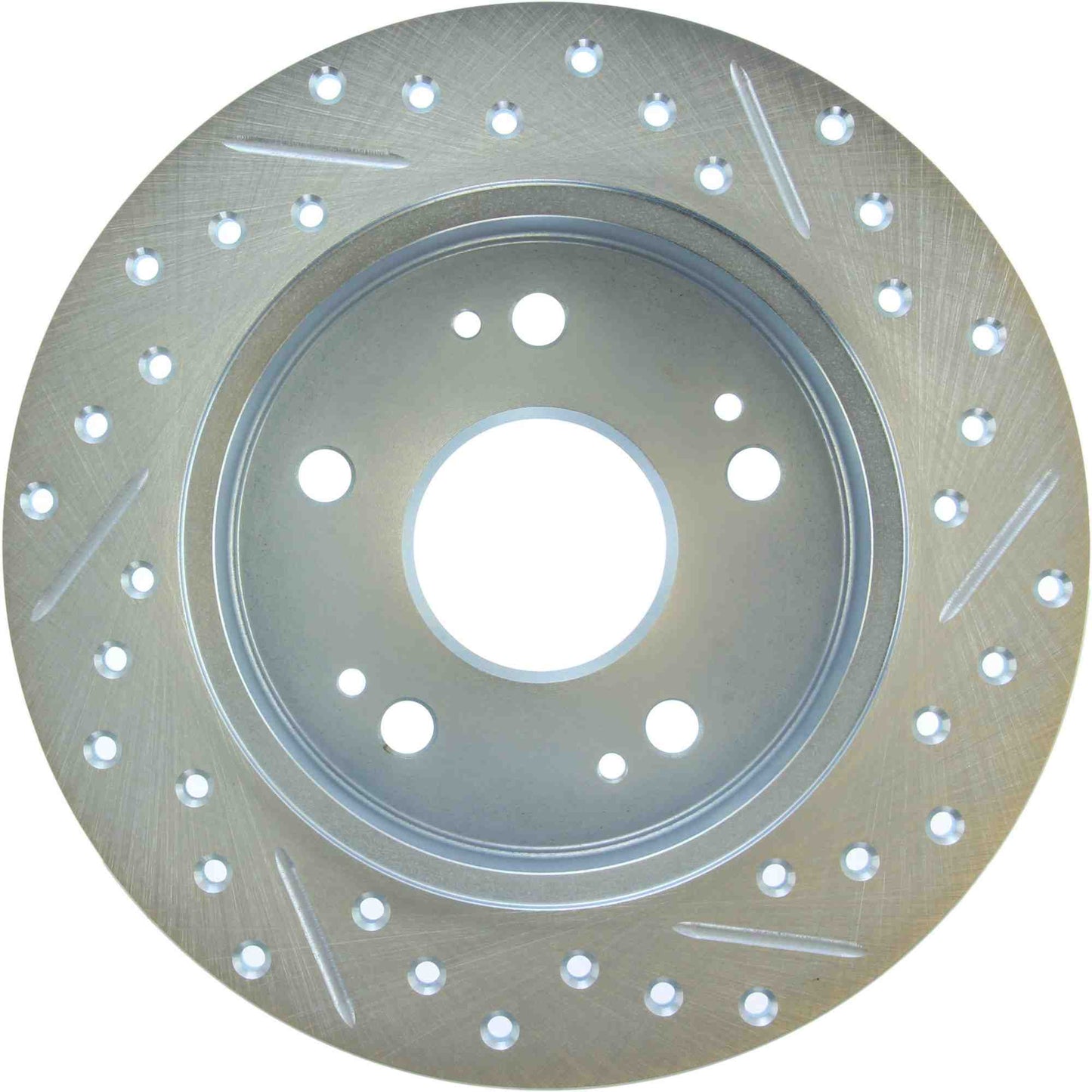 StopTech Select Sport 06-15 Honda Civic Si Slotted and Drilled Right Rear Rotor 227.40040R