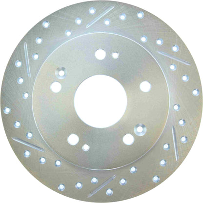 StopTech Select Sport 06-15 Honda Civic Si Slotted and Drilled Right Rear Rotor 227.40040R
