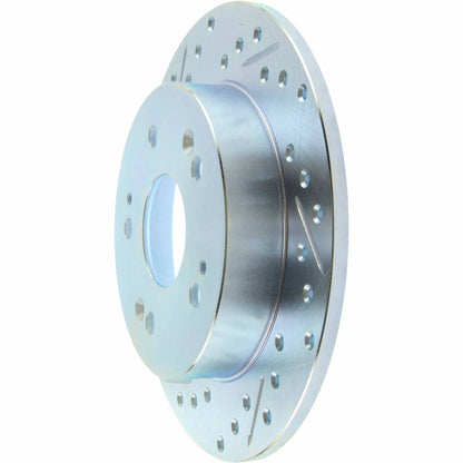 StopTech Select Sport 06-15 Honda Civic Si Slotted and Drilled Right Rear Rotor 227.40040R