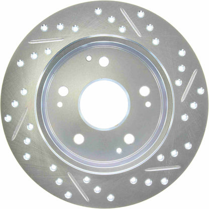 StopTech Select Sport Drilled & Slotted Rotor - Front Left 227.40042R