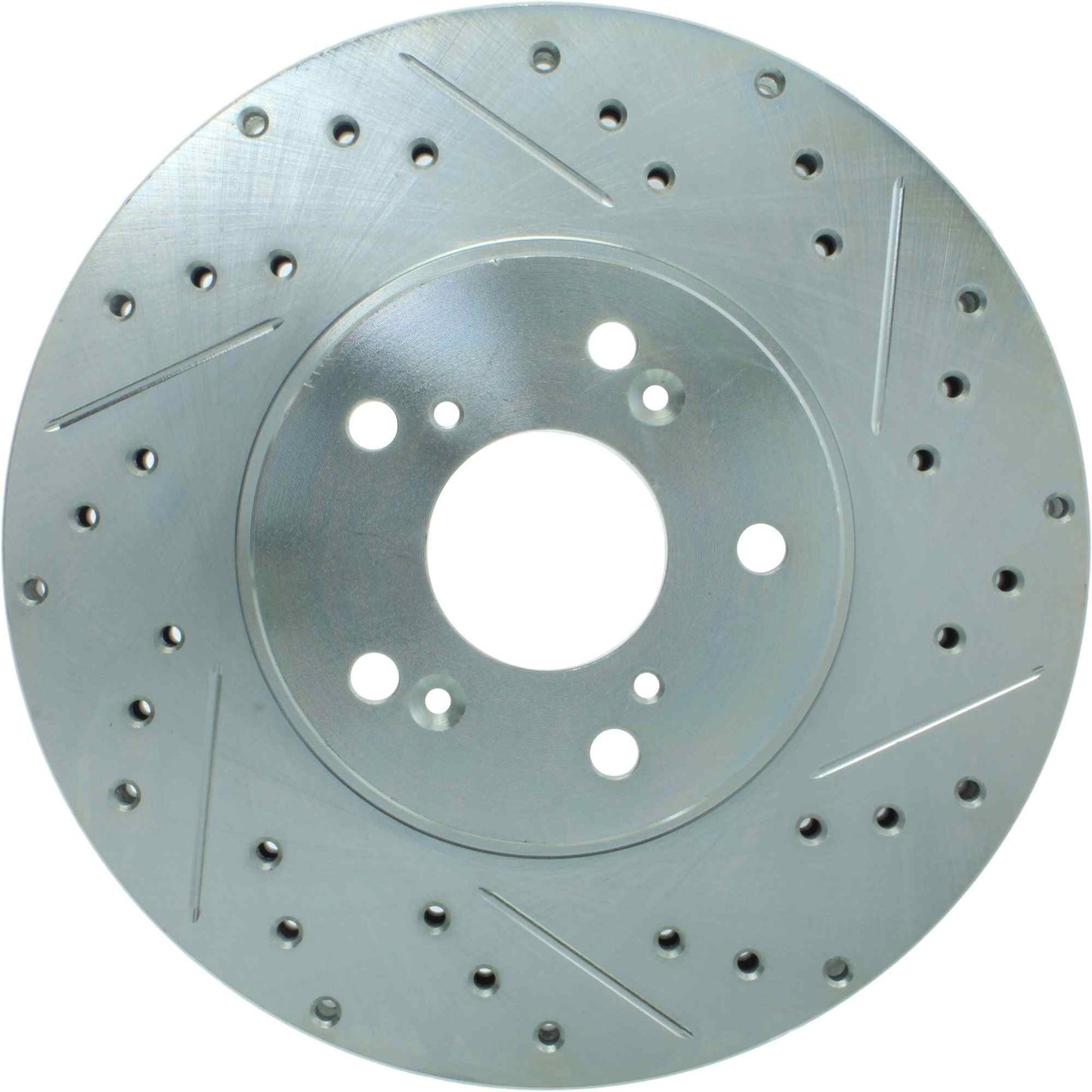 StopTech Select Sport Drilled And Slotted Brake Rotor; Front Left