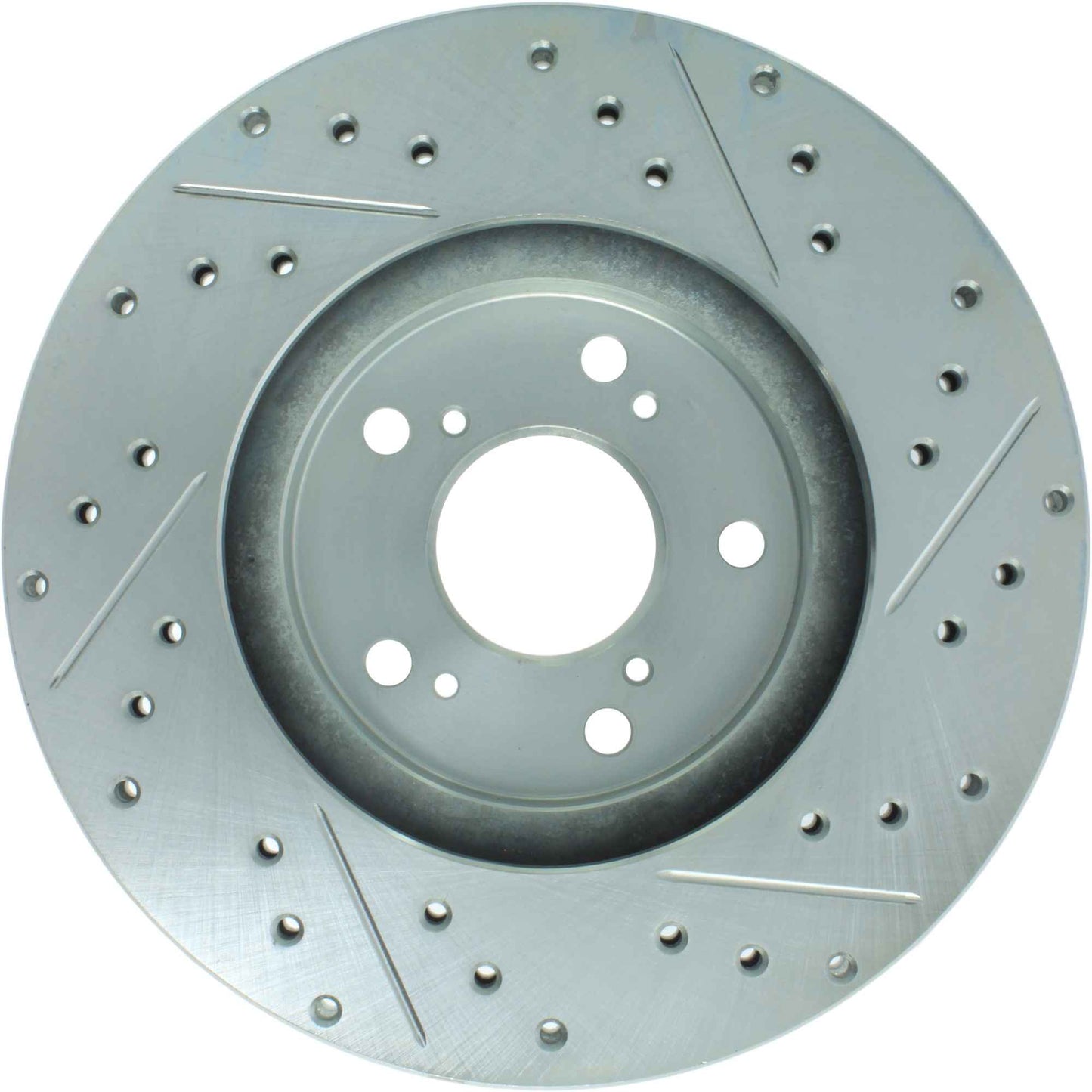 StopTech Select Sport Drilled And Slotted Brake Rotor; Front Right