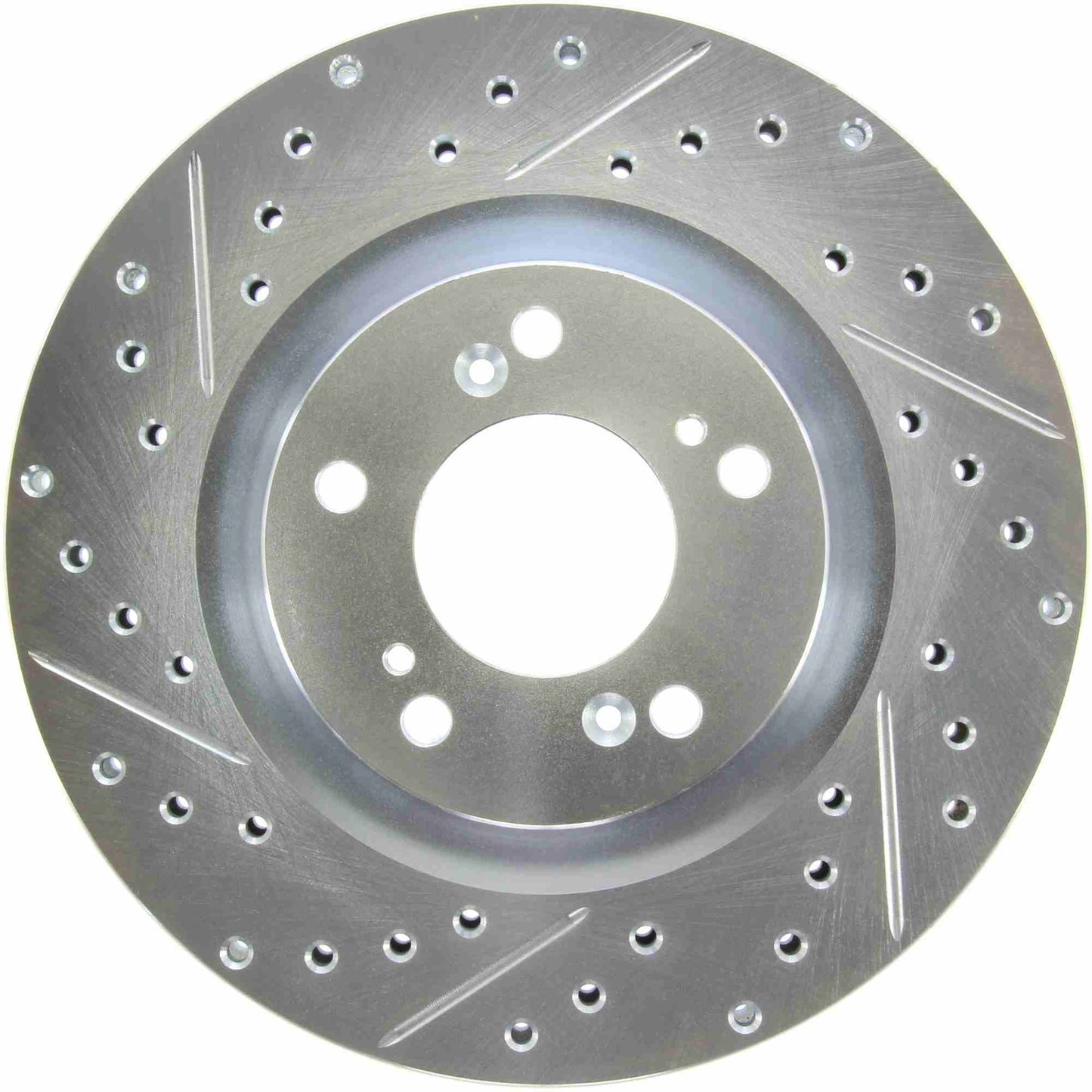 StopTech Select Sport Drilled And Slotted Brake Rotor; Front Right
