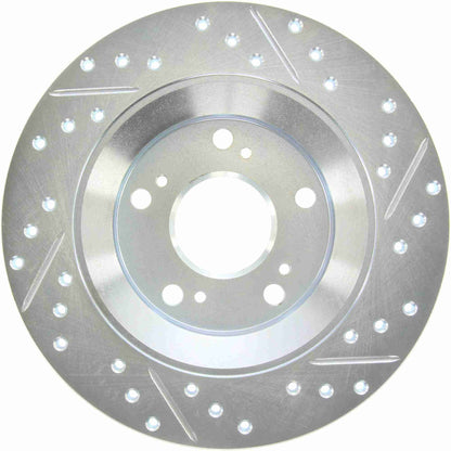 StopTech Select Sport 2000-2009 Honda S2000 Slotted and Drilled Right Rear Brake Rotor 227.40050R