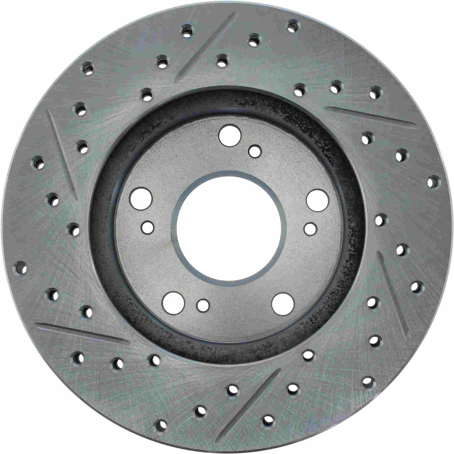StopTech Select Sport Drilled And Slotted Brake Rotor; Front Left
