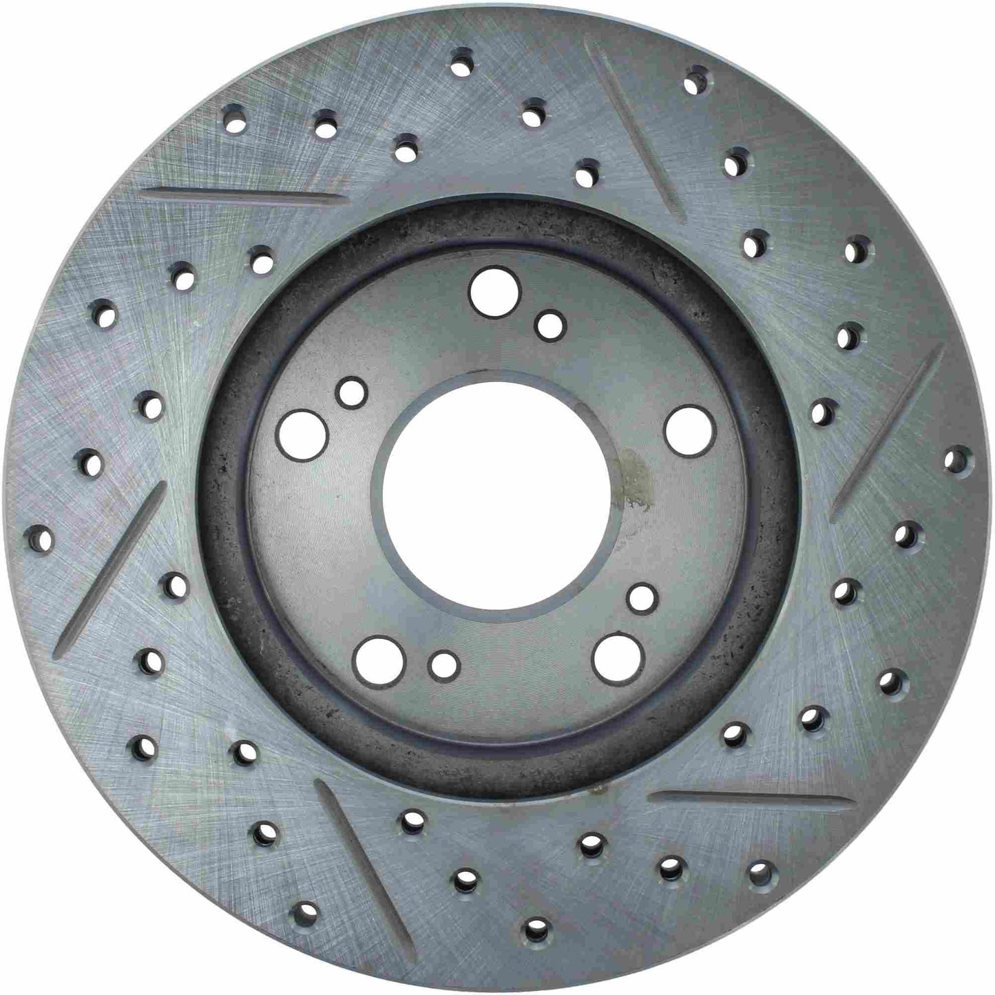 StopTech Select Sport Drilled And Slotted Brake Rotor; Front Right