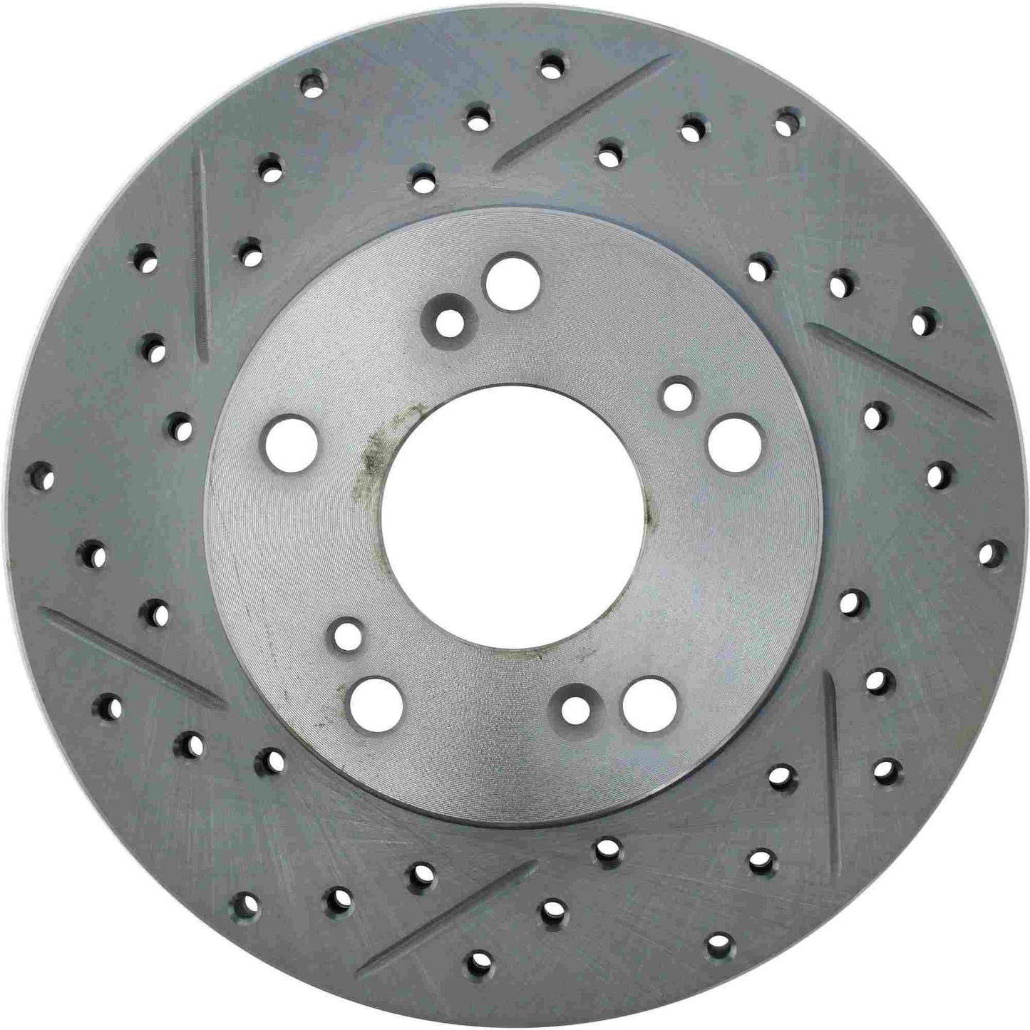StopTech Select Sport Drilled And Slotted Brake Rotor; Front Right
