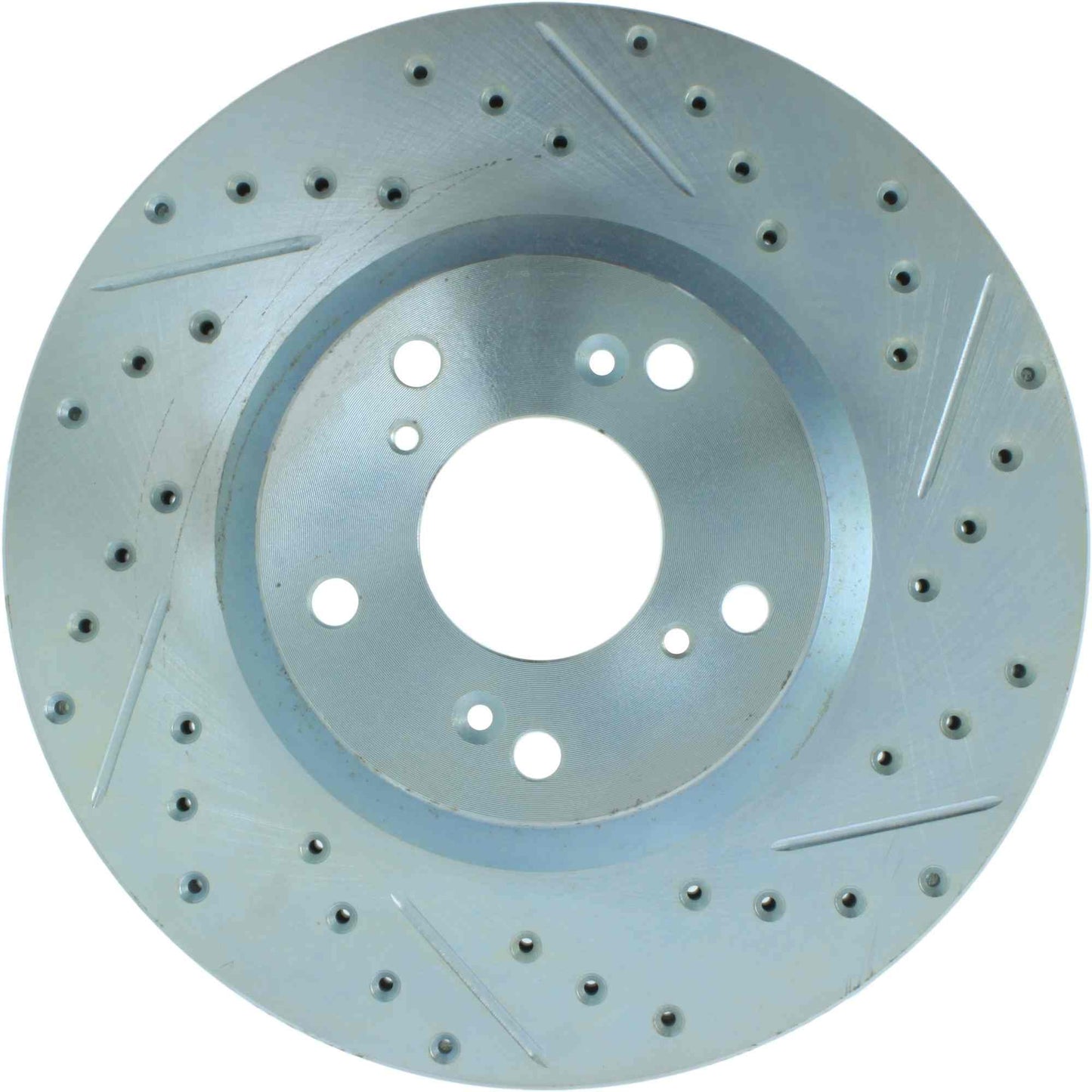 StopTech Select Sport Drilled And Slotted Brake Rotor; Front Left