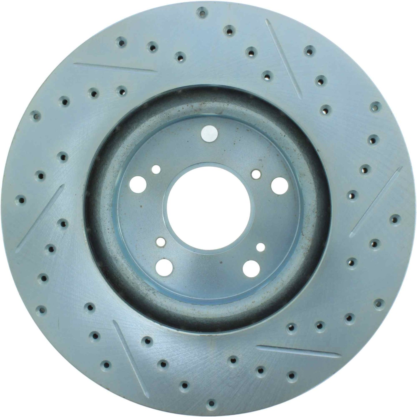 StopTech Select Sport Drilled And Slotted Brake Rotor; Front Right