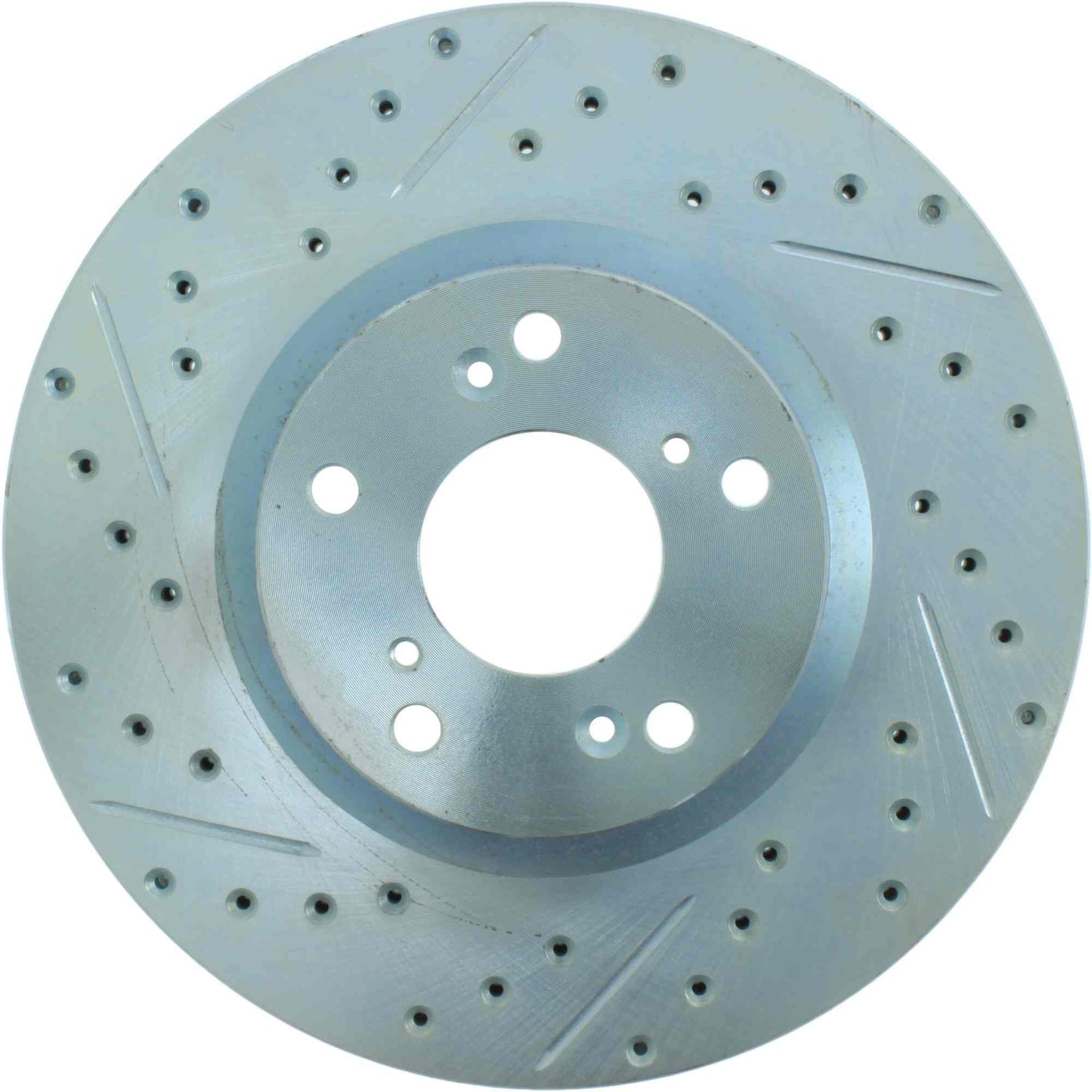 StopTech Select Sport Drilled And Slotted Brake Rotor; Front Right