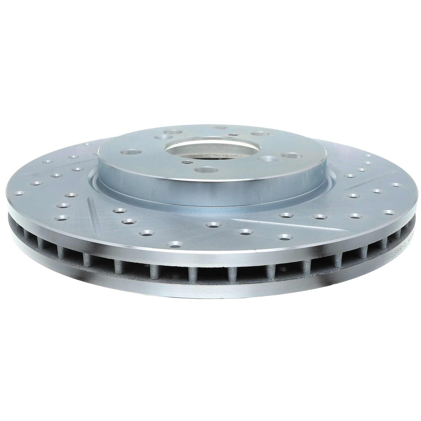 StopTech Select Sport Drilled And Slotted Brake Rotor; Front Left