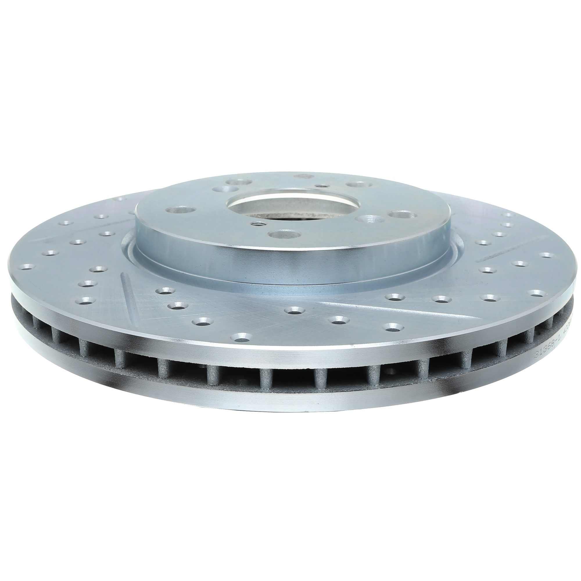 StopTech Select Sport Drilled And Slotted Brake Rotor; Front Left