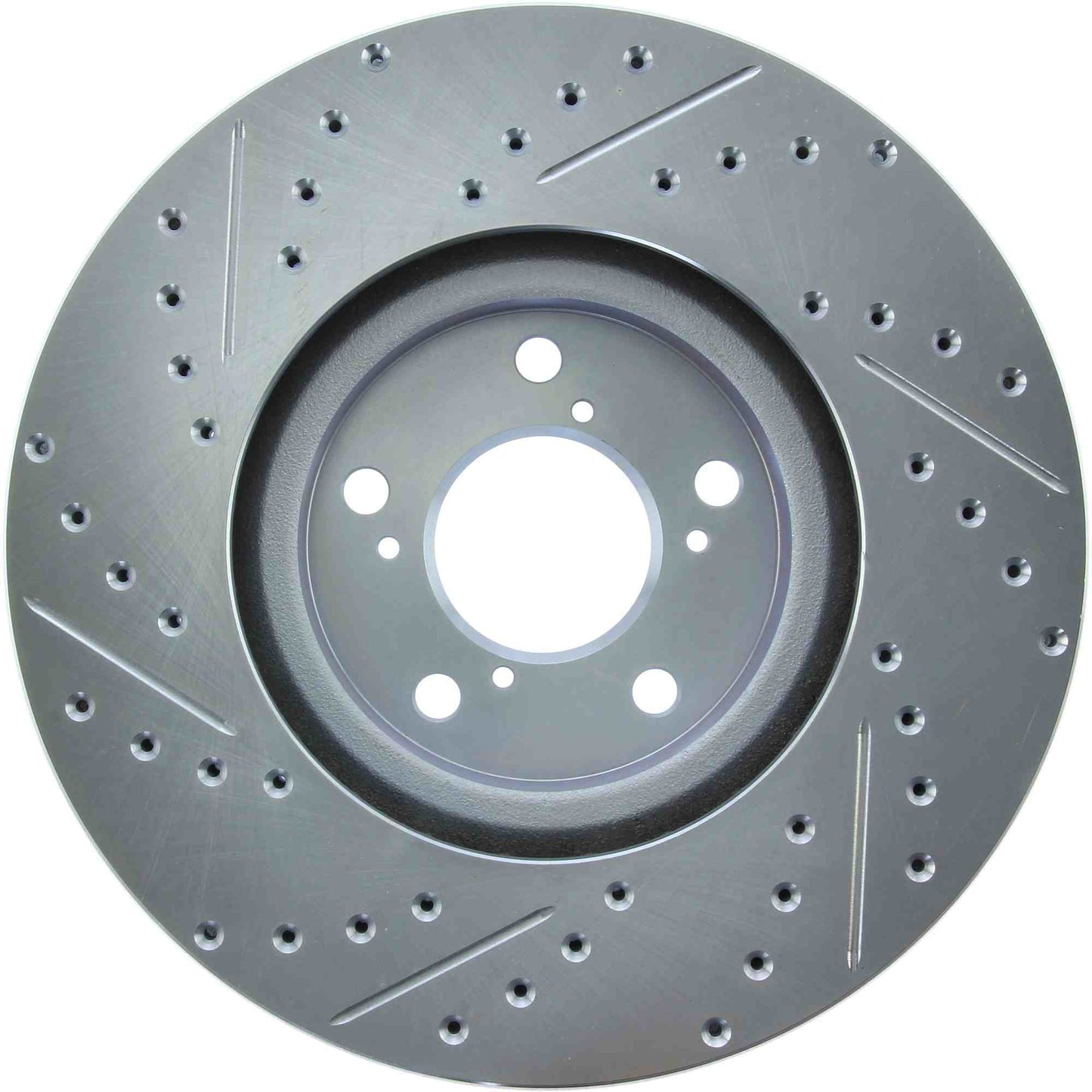 StopTech Select Sport Drilled And Slotted Brake Rotor; Front Left