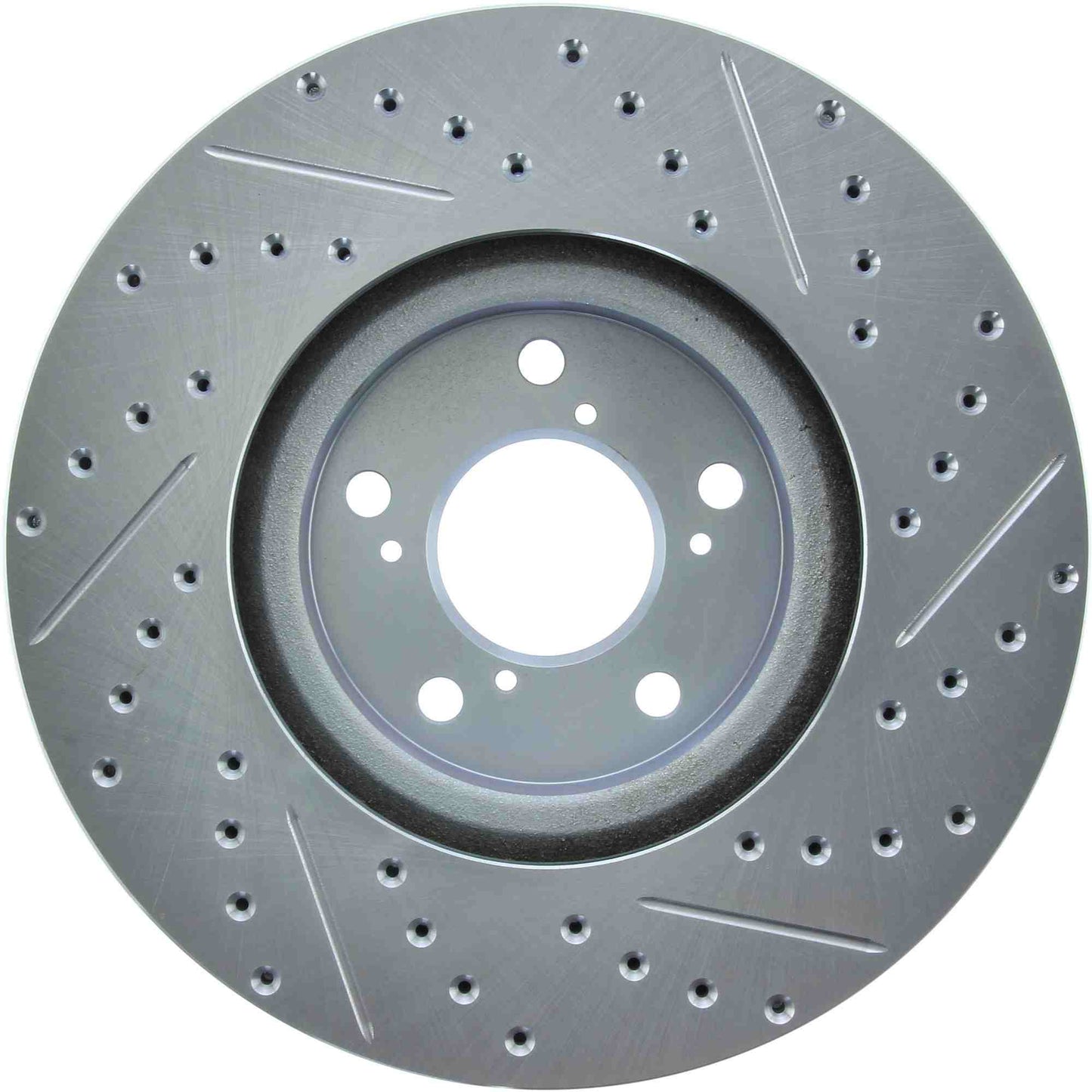 StopTech Select Sport Drilled And Slotted Brake Rotor; Front Right