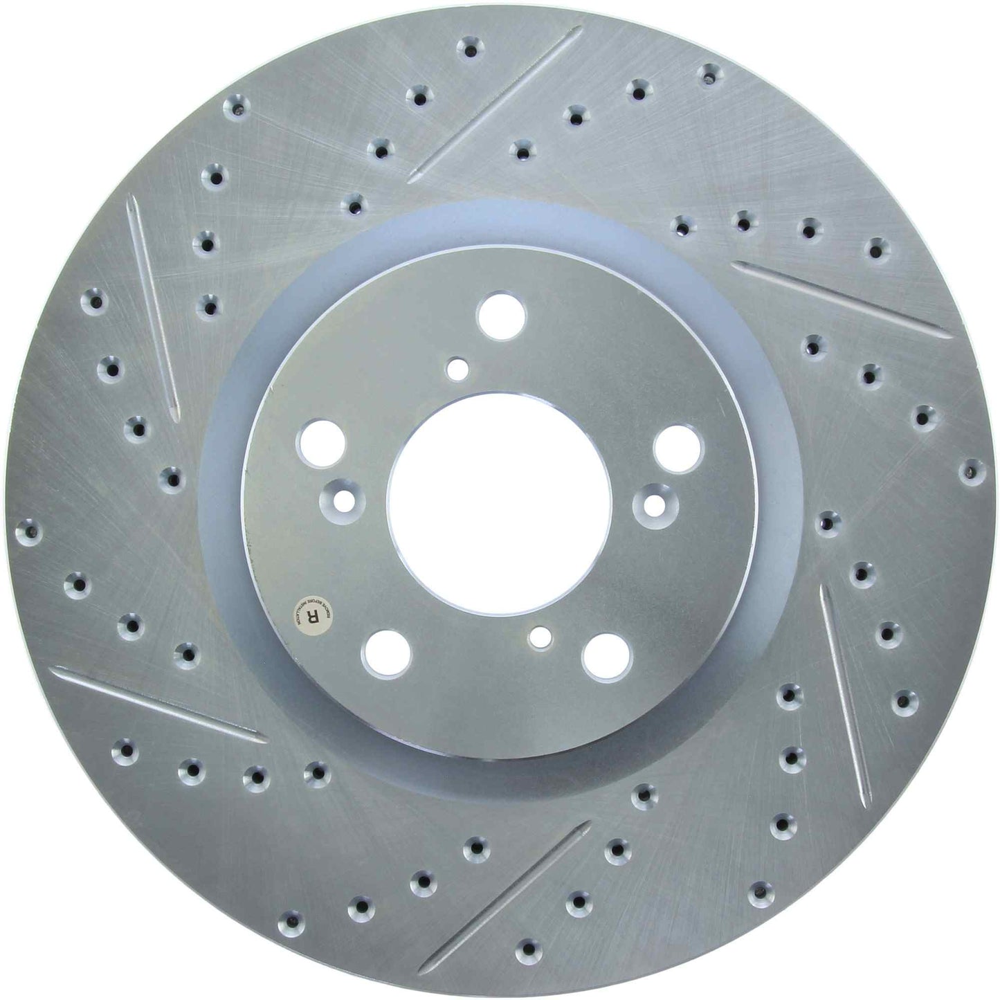 StopTech Select Sport Drilled And Slotted Brake Rotor; Front Right
