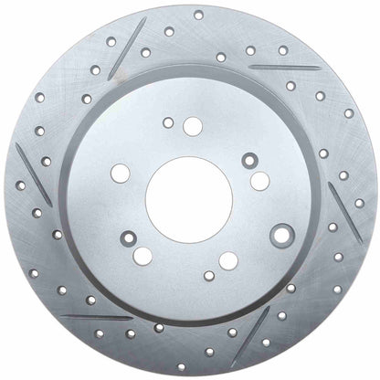 StopTech Select Sport 07-13 Acura MDX Slotted and Drilled Right Rear Brake Rotor 227.40072R