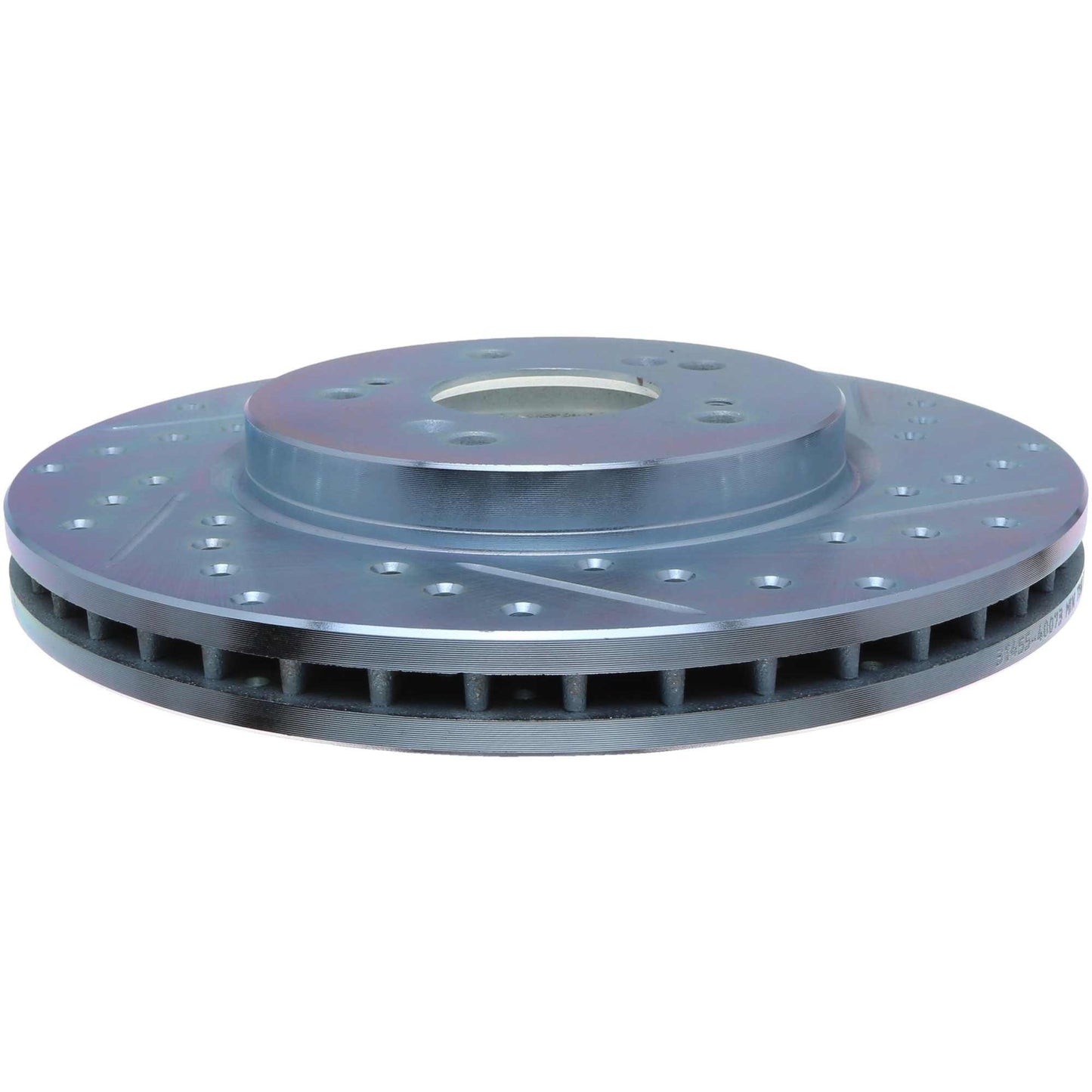 StopTech Select Sport Drilled And Slotted Brake Rotor; Front Left