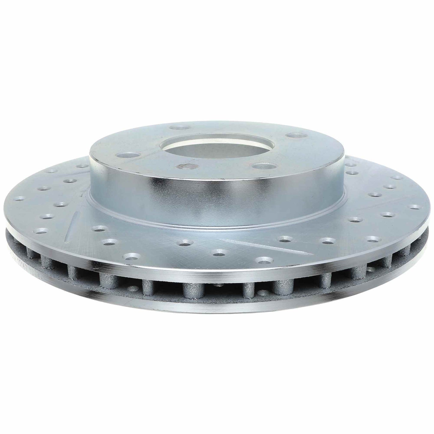 StopTech Select Sport Drilled And Slotted Brake Rotor; Front Left