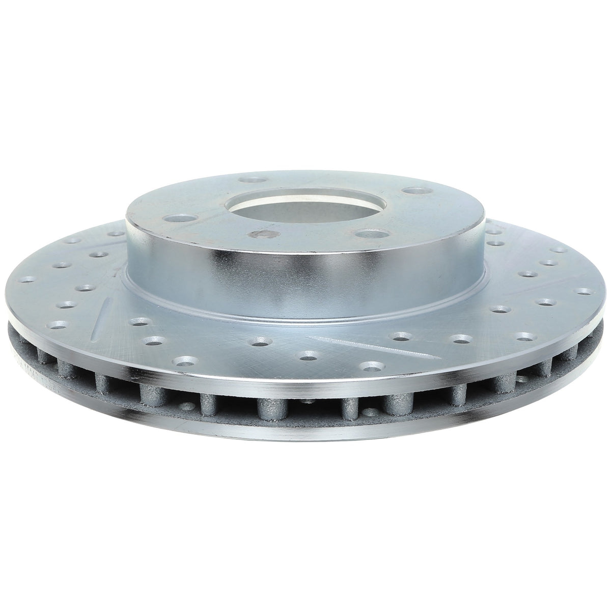 StopTech Select Sport Drilled And Slotted Brake Rotor; Front Left