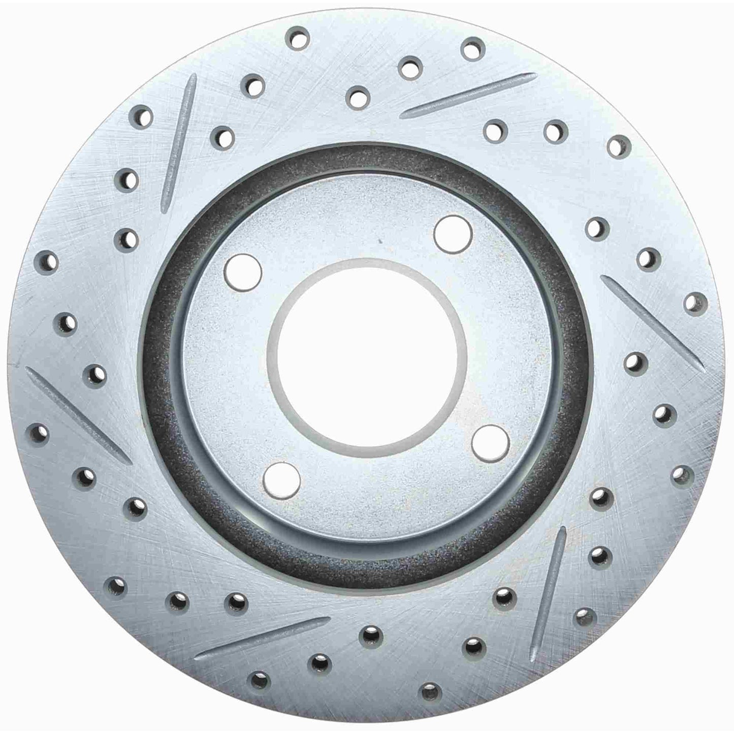 StopTech Select Sport Drilled And Slotted Brake Rotor; Front Left
