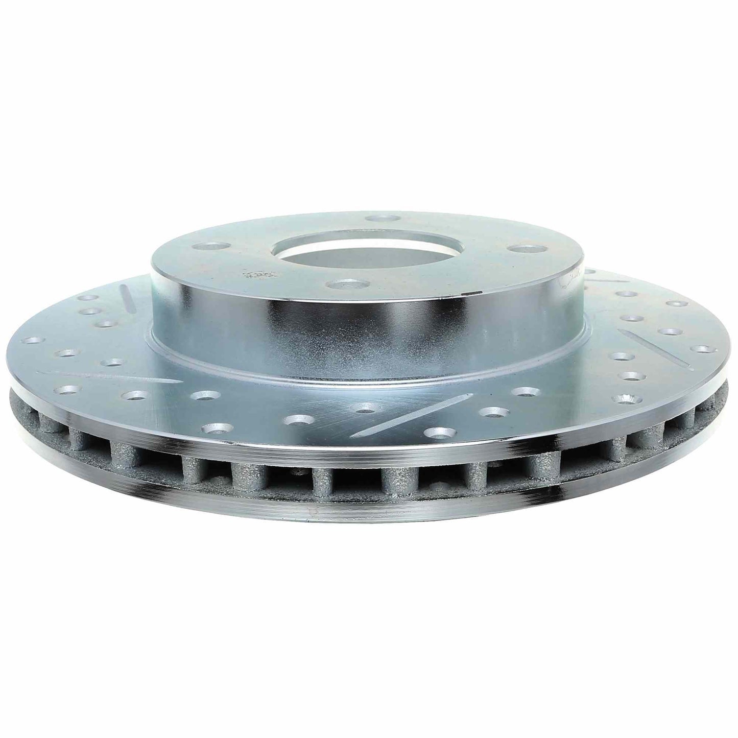 StopTech Select Sport Drilled And Slotted Brake Rotor; Front Right