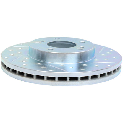 StopTech  Select Sport Drilled And Slotted Brake Rotor; Front Left