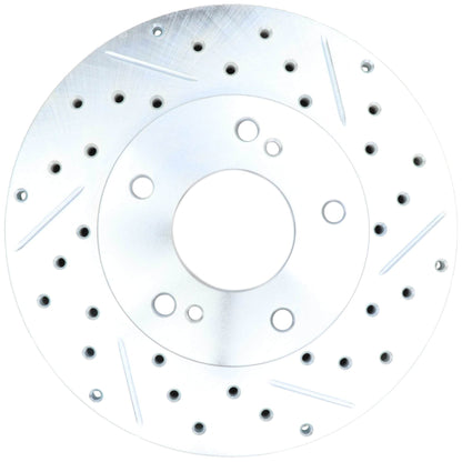 StopTech  Select Sport Drilled And Slotted Brake Rotor; Front Left
