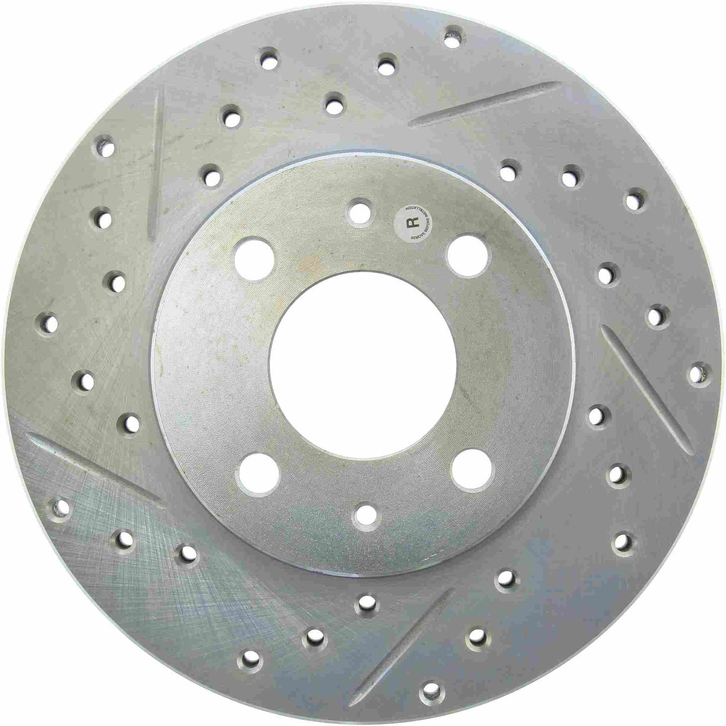 StopTech Select Sport Drilled And Slotted Brake Rotor; Front Right